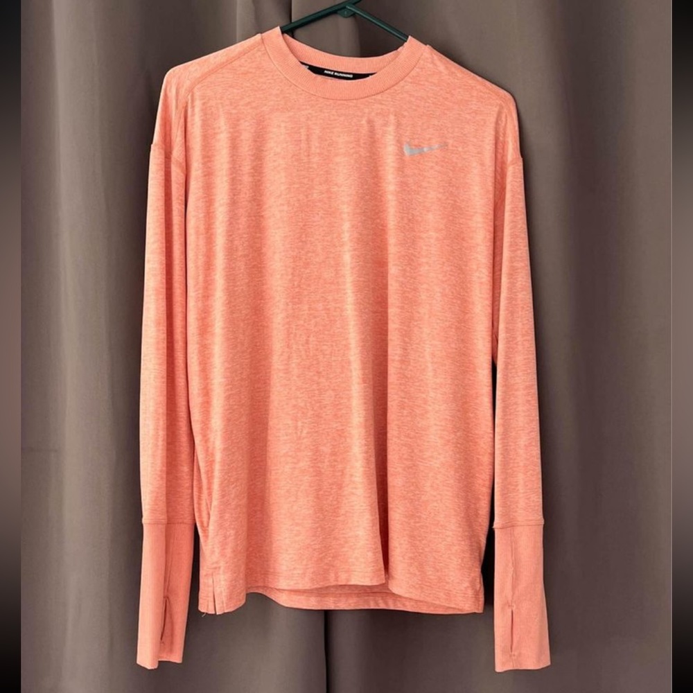 Nike Woman’s Long Sleeve Coral Dri-Fit Top